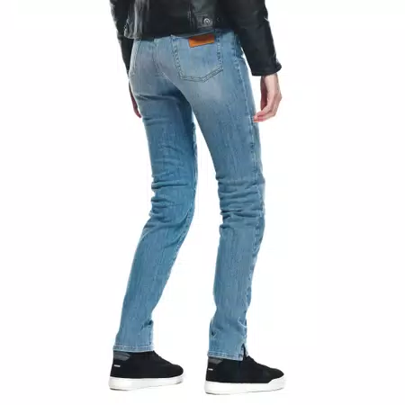 DENIM STONE SLIM - WOMEN'S MOTORCYCLE JEANS - LIGHT-BLUE - 5
