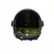 MOMODESIGN FGTR CLASSIC STRIPES BLACK / YELLOW FLUO - JET HELMET WITH VISOR E2206