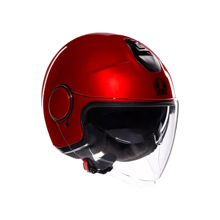 ETERES MONO CORSA RED - MOTORBIKE OPEN FACE HELMET E2206 -  - 1