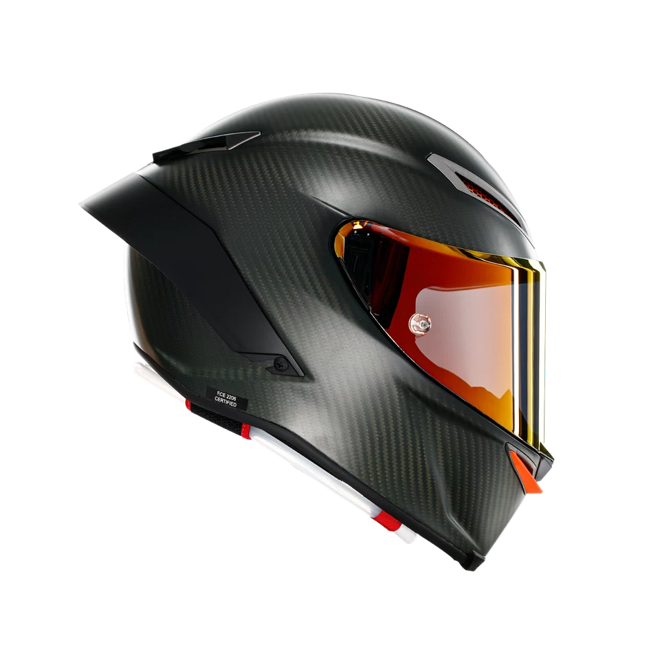 Casque Moto AGV Pista GP RR Carbon – Homologation FIM, Fibre Carbone, E2206