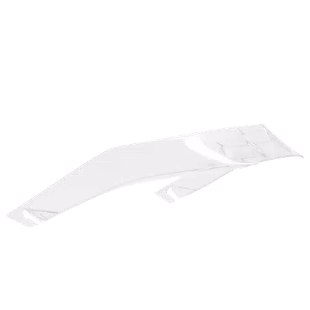 AGV BIPLANO SPOILER PISTA GP R (+plastic screws) - CLEAR -  - 1