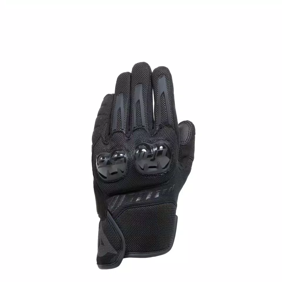 MIG 3 AIR - MEN'S MOTORCYCLE TEXTILE SUMMER GLOVES - BLACK/BLACK - 1