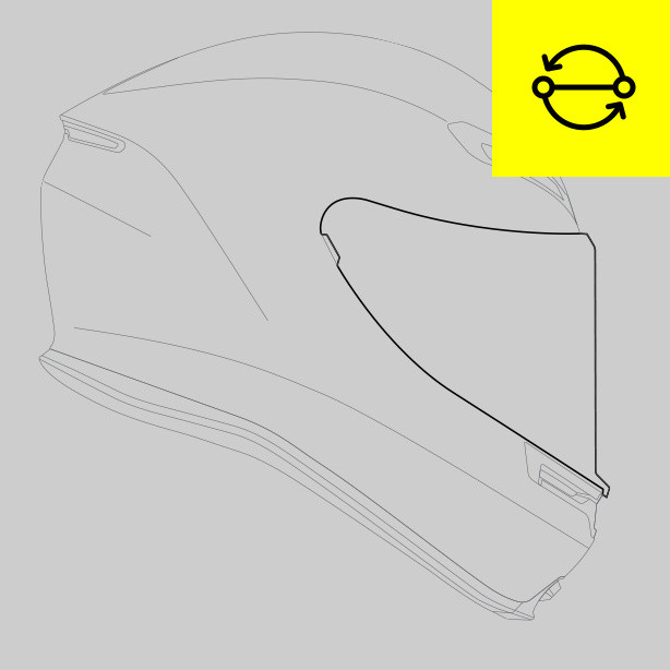 ersatz-des-austausch-des-visier-rahmens-f-r-sport-helme-neutro image number 0