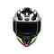 K1 S PUNKPULSE BLACK/PURPLE/LIME - MOTORBIKE FULL FACE HELMET DOT (E2206)