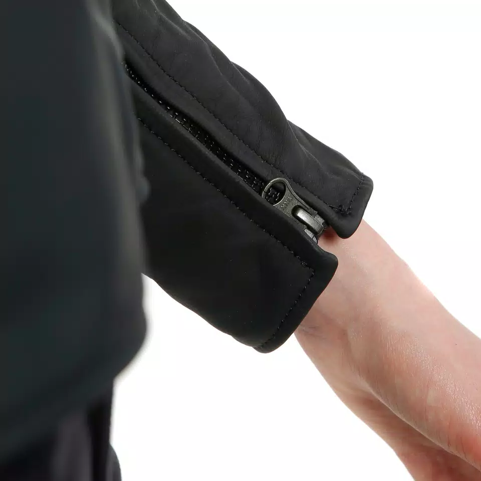 LOLA 3 LADY LEATHER JACKET - BLACK/EBONY/N.-ATLANTIC/GLACIER-GRAY - 9