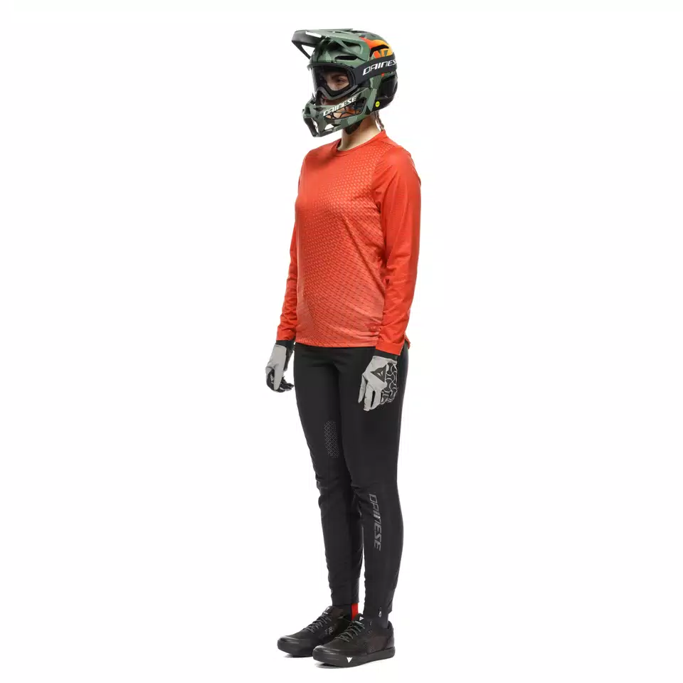 HG AER JERSEY LS - WOMEN'S LONG SLEEVE BIKE T-SHIRT - RED - 3