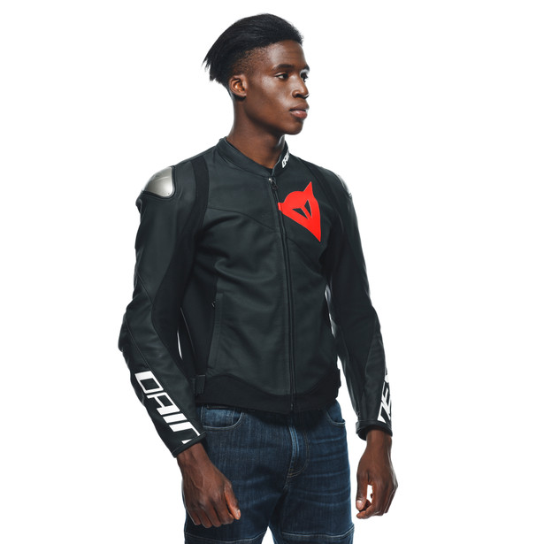 sportiva-leather-jacket-perf-black-matt-black-matt-black-matt image number 5
