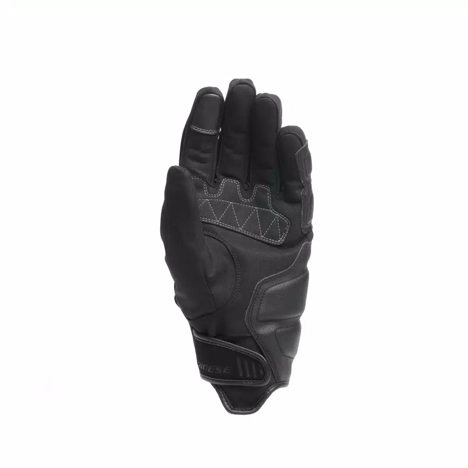 UDINE WP - MEN'S WATERPROOF MOTORCYCLE GLOVES - BLACK/REFLEX - 3