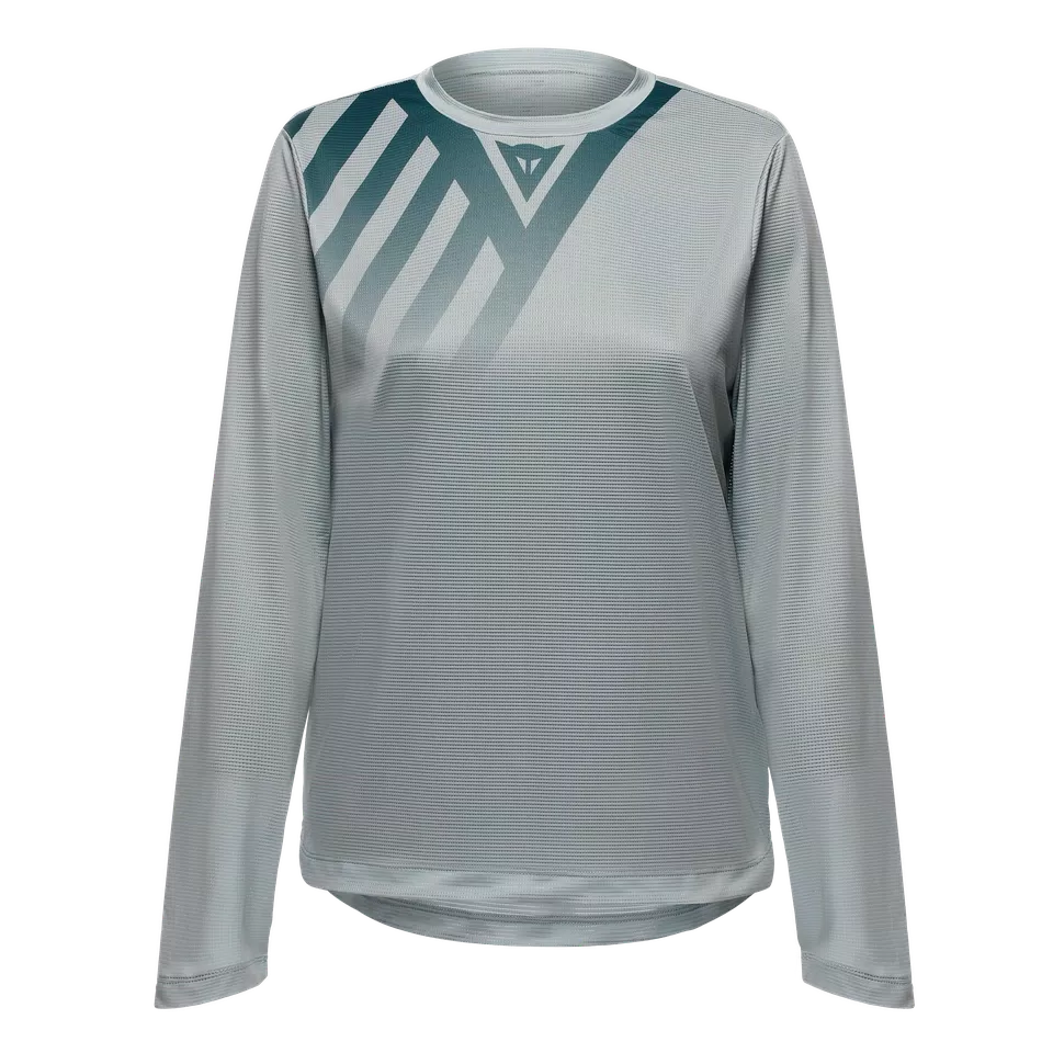 HG AER JERSEY LS - WOMEN'S LONG SLEEVE BIKE T-SHIRT - GREEN-WATER - 1