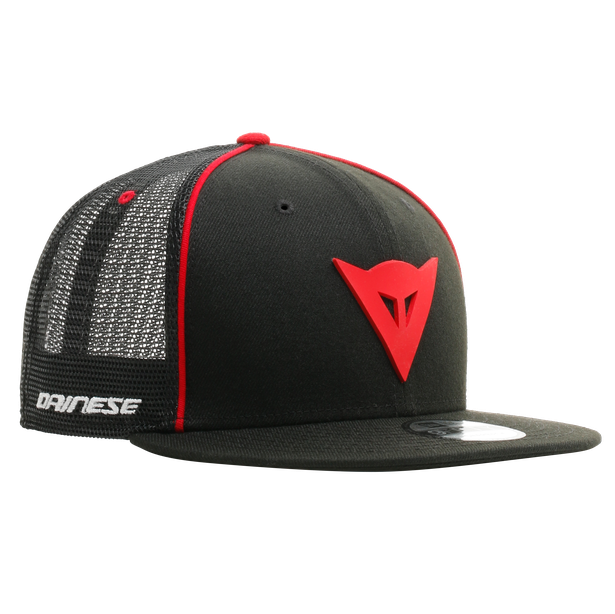 DAINESE 9FIFTY TRUCKER SNAPBACK CAP BLACK/RED- Caps & Hats