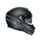 SPORTMODULAR DARK REFRACTIVE CARBON/BLACK - MOTORBIKE FLIP UP HELMET E2205