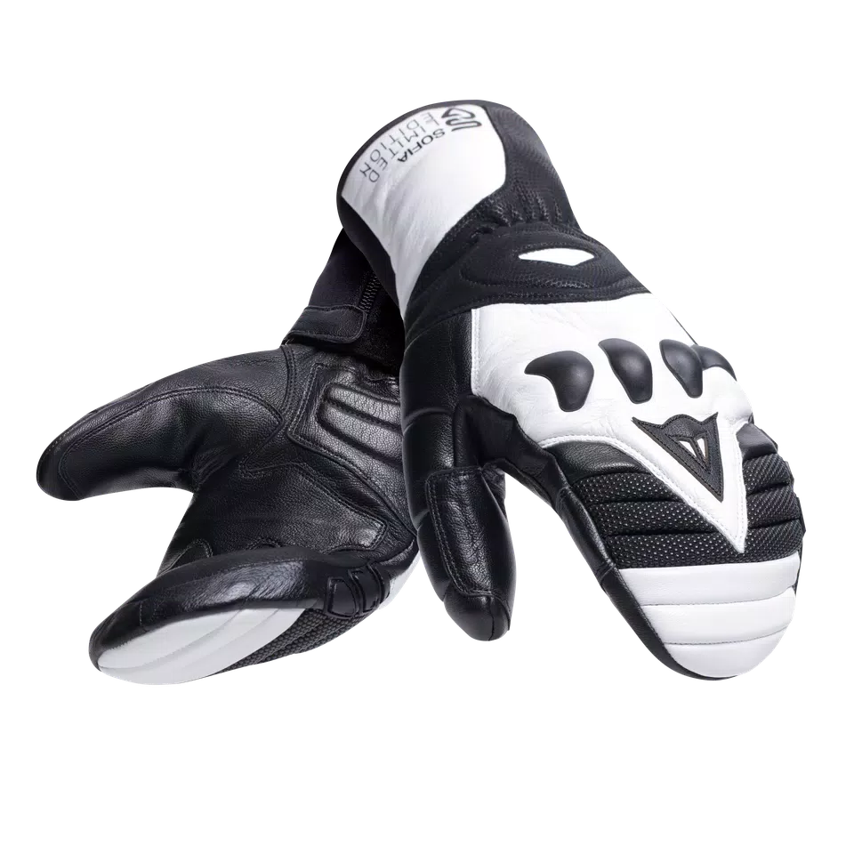 MEN'S ERGOTEK PRO SOFIA GOGGIA SKI MITTENS - WHITE/BLACK - 5