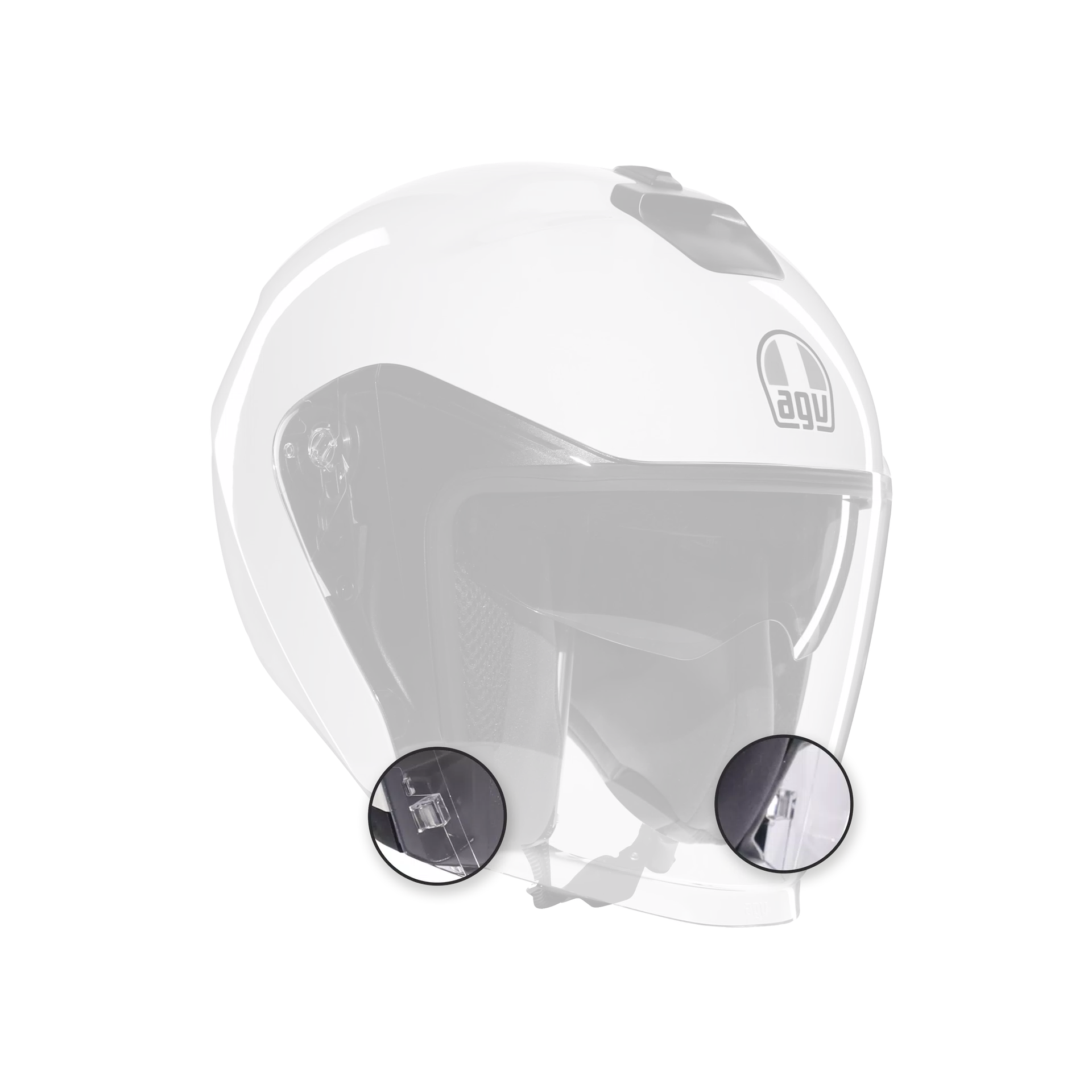 AGV MAGNETS VISOR CITY 20 - NEUTRAL