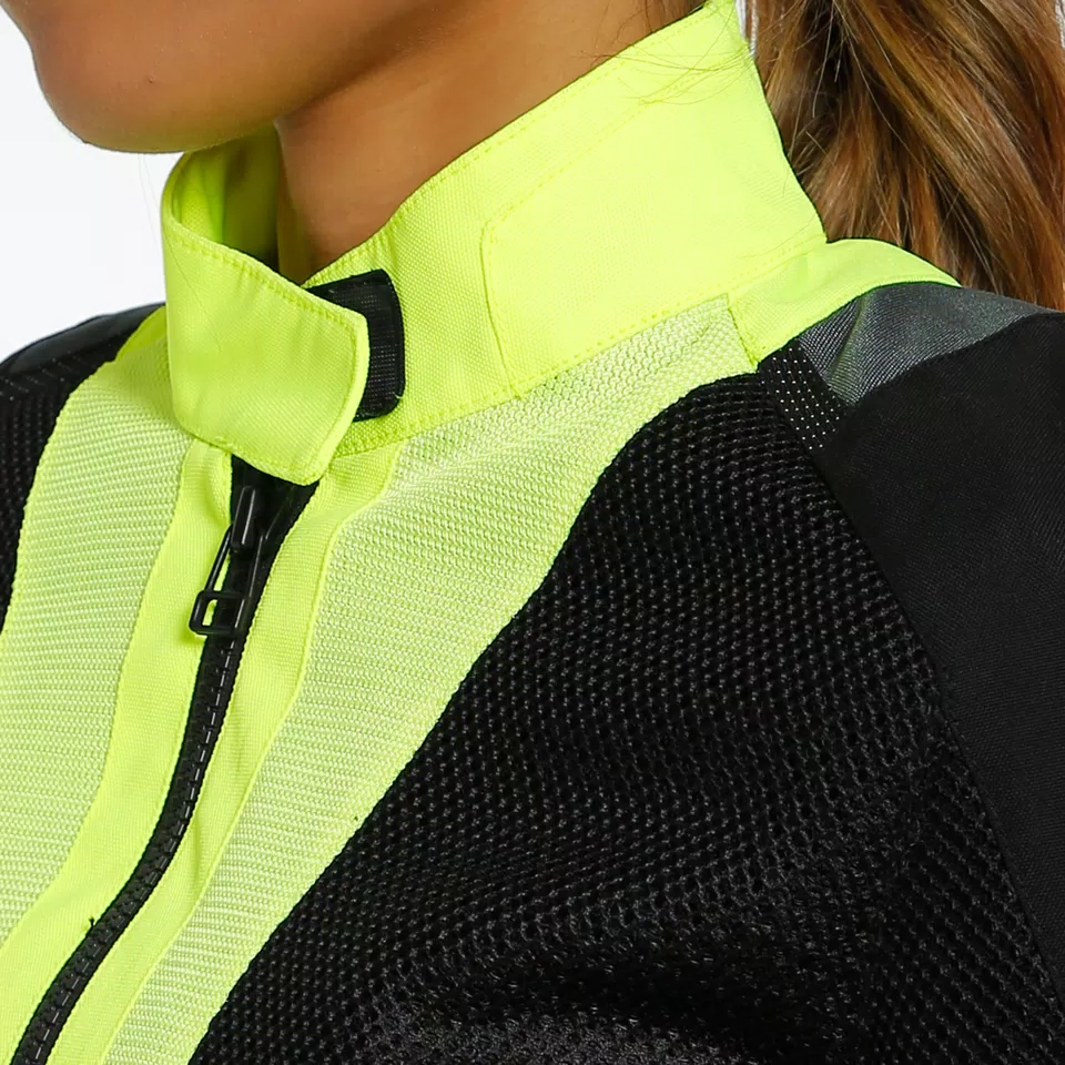 AIR TOURER LADY TEX JACKET - FLUO-YELLOW/EBONY/BLACK - 6