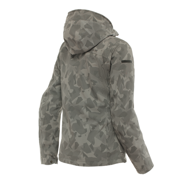 centrale-abs-luteshell-pro-giacca-moto-impermeabile-donna-london-fog-camo-dots image number 1