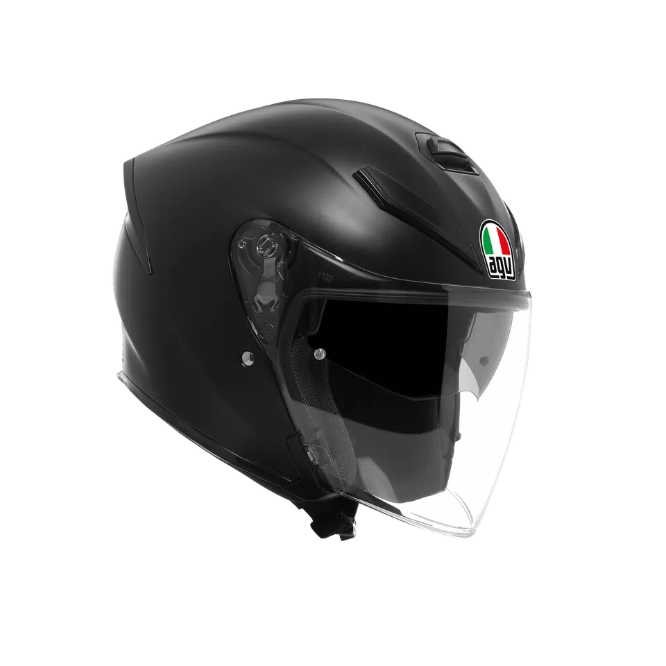 K5 JET EVO MONO MATT BLACK - MOTORRAD JET-HELM E2206 -  - 1