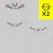 Replacement of the vents RACING helmets (frontal/lateral/rea