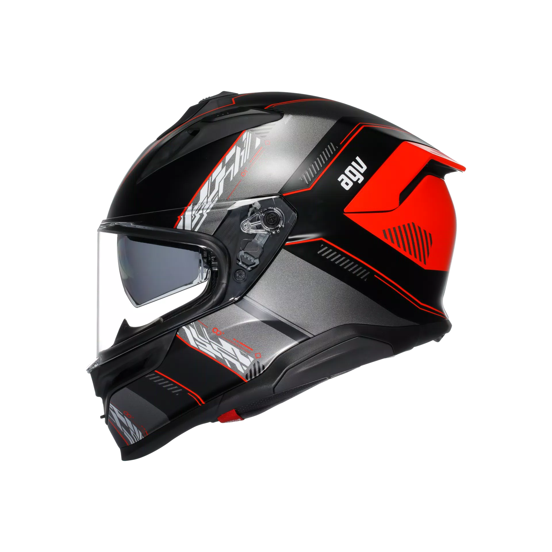 K7 MPLK KYBER MATT BLACK/RED - MOTORBIKE FULL FACE HELMET E2206