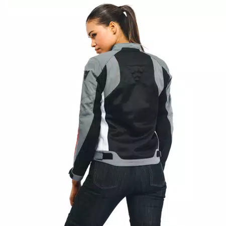 HYDRAFLUX 2 AIR D-DRY&reg;- WOMEN'S WATERPROOF MOTORCYCLE JACKET - BLACK/CHARCOAL-GRAY/LAVA-RED - 7