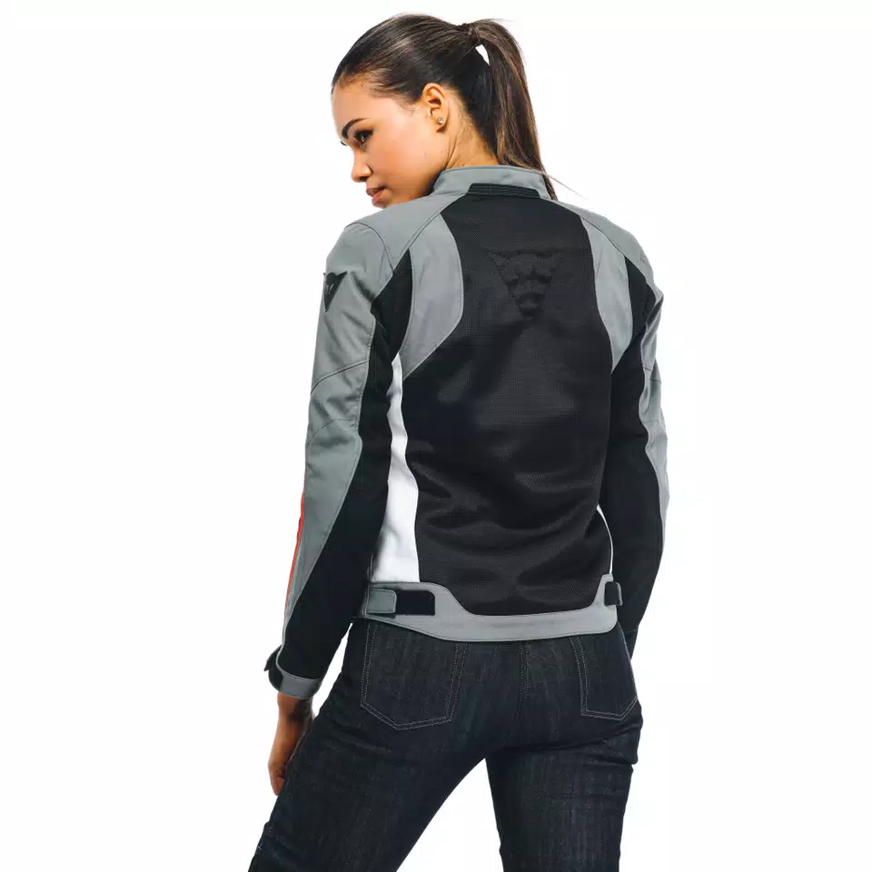 HYDRAFLUX 2 AIR D-DRY®- WOMEN'S WATERPROOF MOTORCYCLE JACKET - BLACK/CHARCOAL-GRAY/LAVA-RED - 7