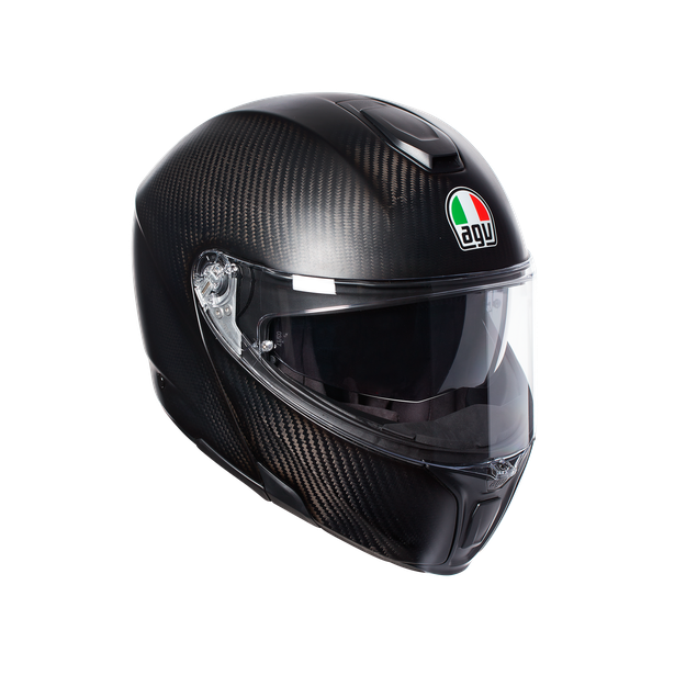 sportmodular-matt-carbon-casco-moto-modulare-e2205 image number 0