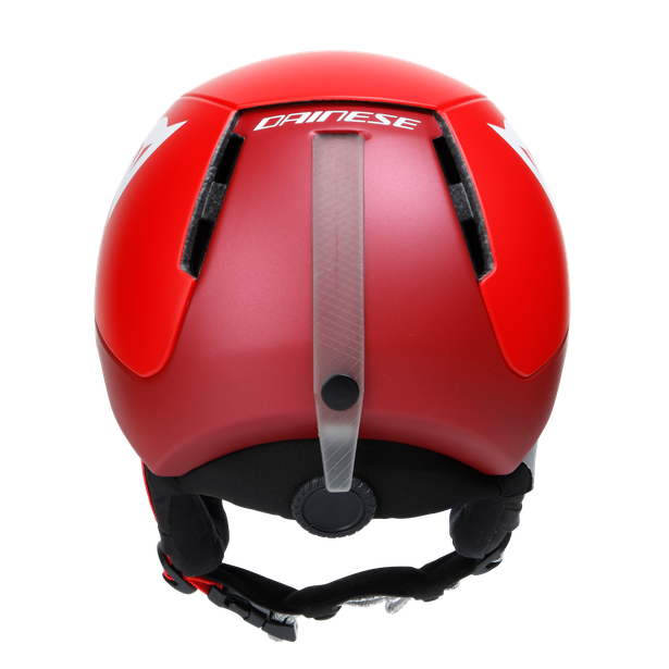 kid-s-scarabeo-elemento-ski-helmet-metallic-red-white-logo image number 5