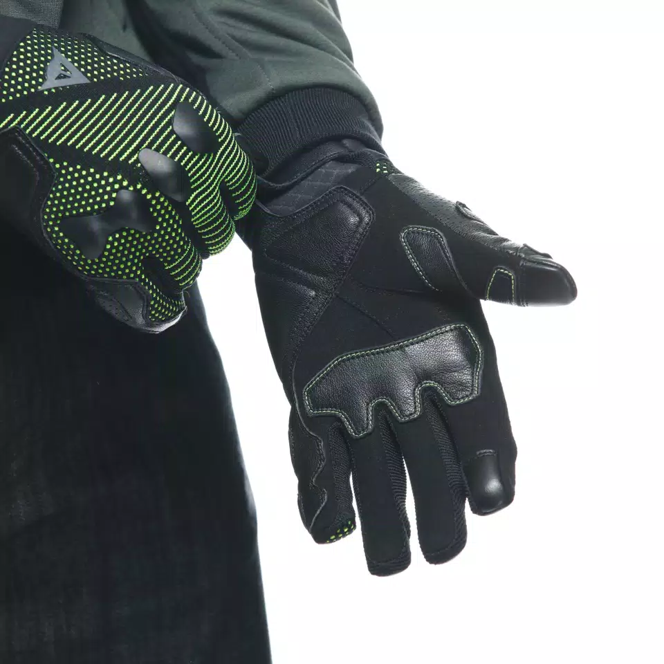 UNRULY ERGO-TEK GLOVES - ANTHRACITE/ACID-GREEN - 3