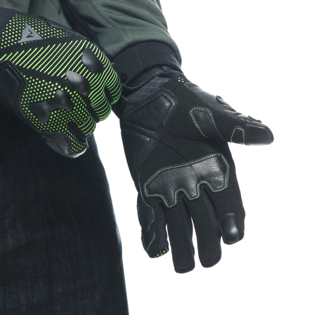 unruly-ergo-tek-gloves-anthracite-acid-green image number 2