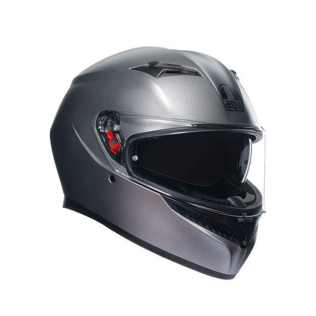 k3-rodio-grey-matt-motorbike-full-face-helmet-e2206 image number 0