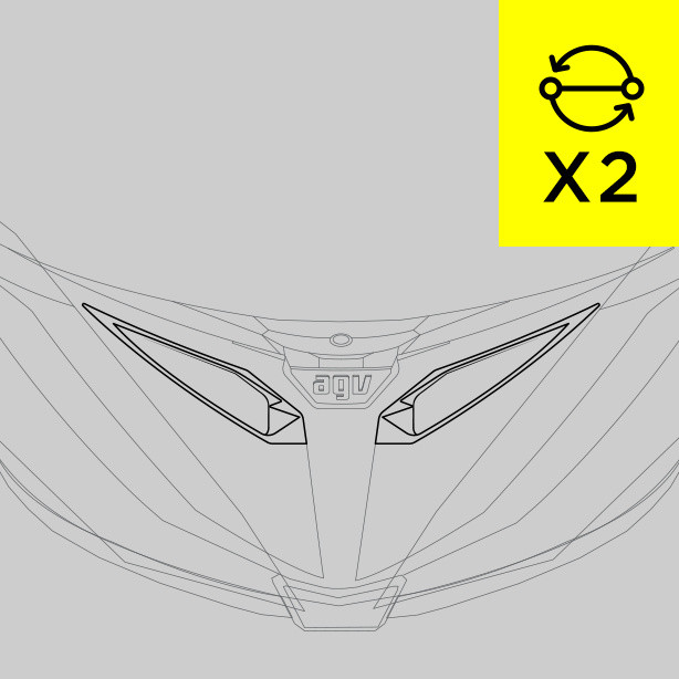 replacement-of-the-chin-vents-for-racing-helmets-neutro image number 0