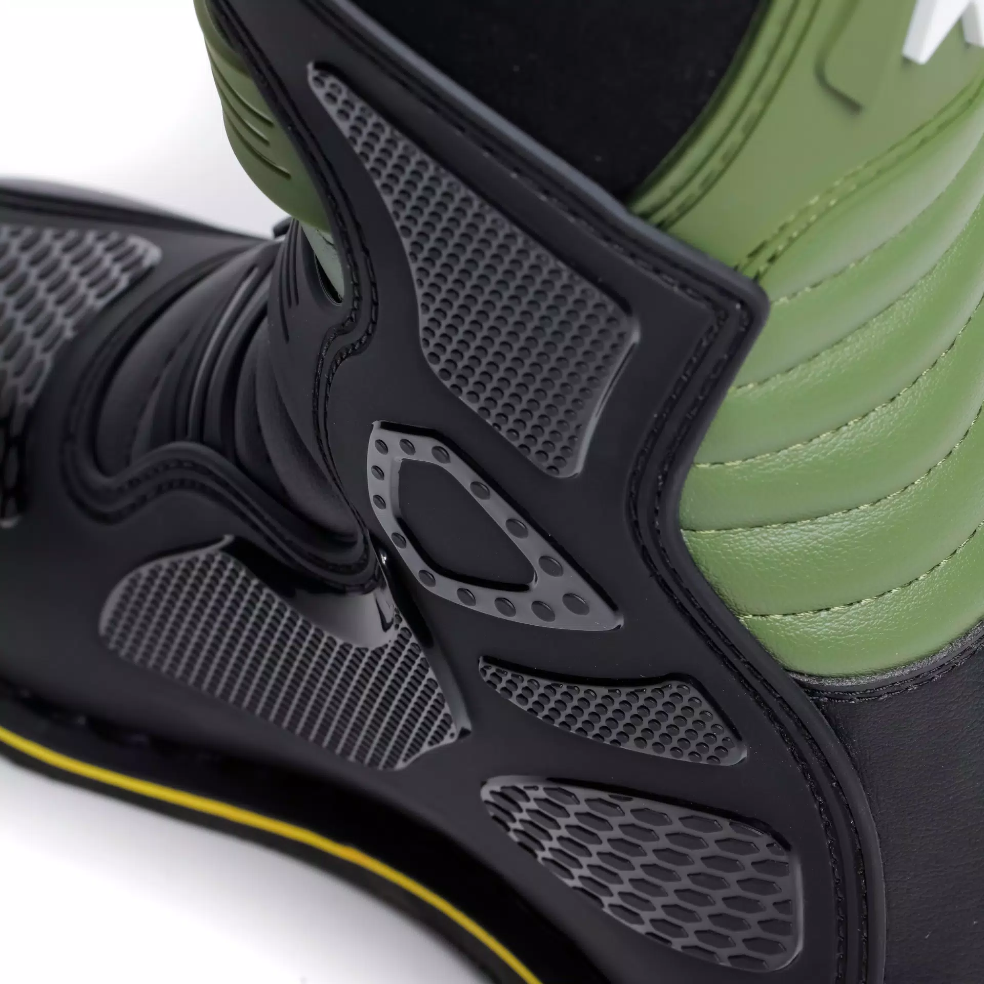 X-BLAST BOTTES MOTO HOMME - NOIR/VERT/JAUNE
