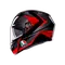 K3 STRIGA BLACK/GREY/RED - CASQUE MOTO INTÉGRAL E2206