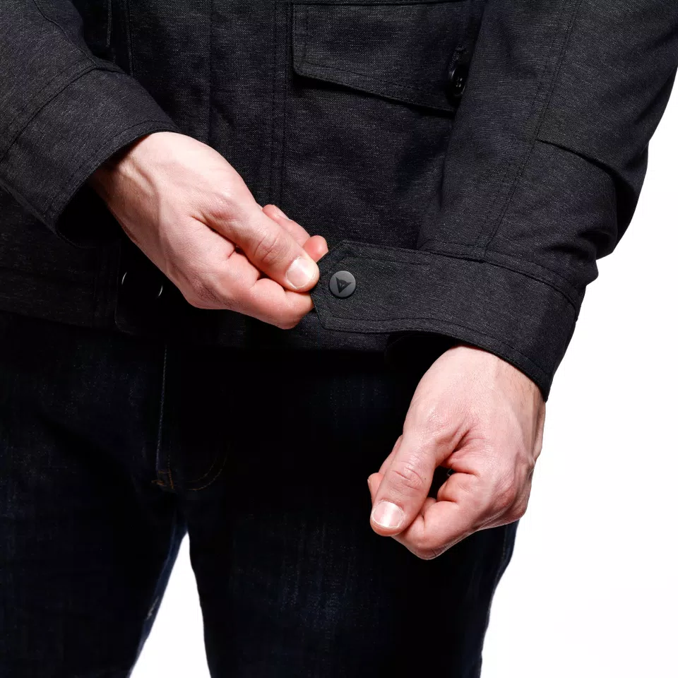 MARVILA TEX - BLOUSON MOTO EN TEXTILE HOMME - DARK GREY - 6