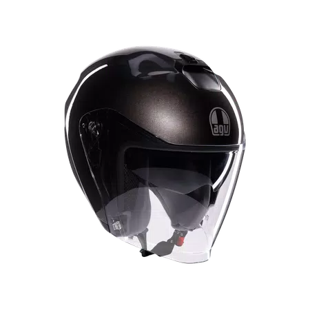 IRIDES MONO ASFALTO GREY - MOTORBIKE OPEN FACE HELMET E2206 -  - 1