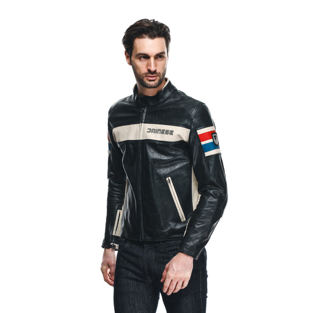 hf-d1-giacca-moto-in-pelle-uomo-black-red-blue image number 4