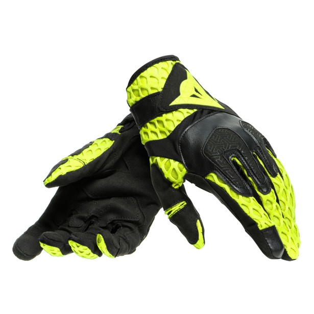 air-maze-unisex-gloves-black-fluo-yellow image number 4