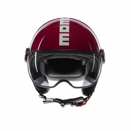 MOMODESIGN FGTR CLASSIC CANDY PURPLE / WHITE - JET HELMET WITH VISOR E2206 -  - 2