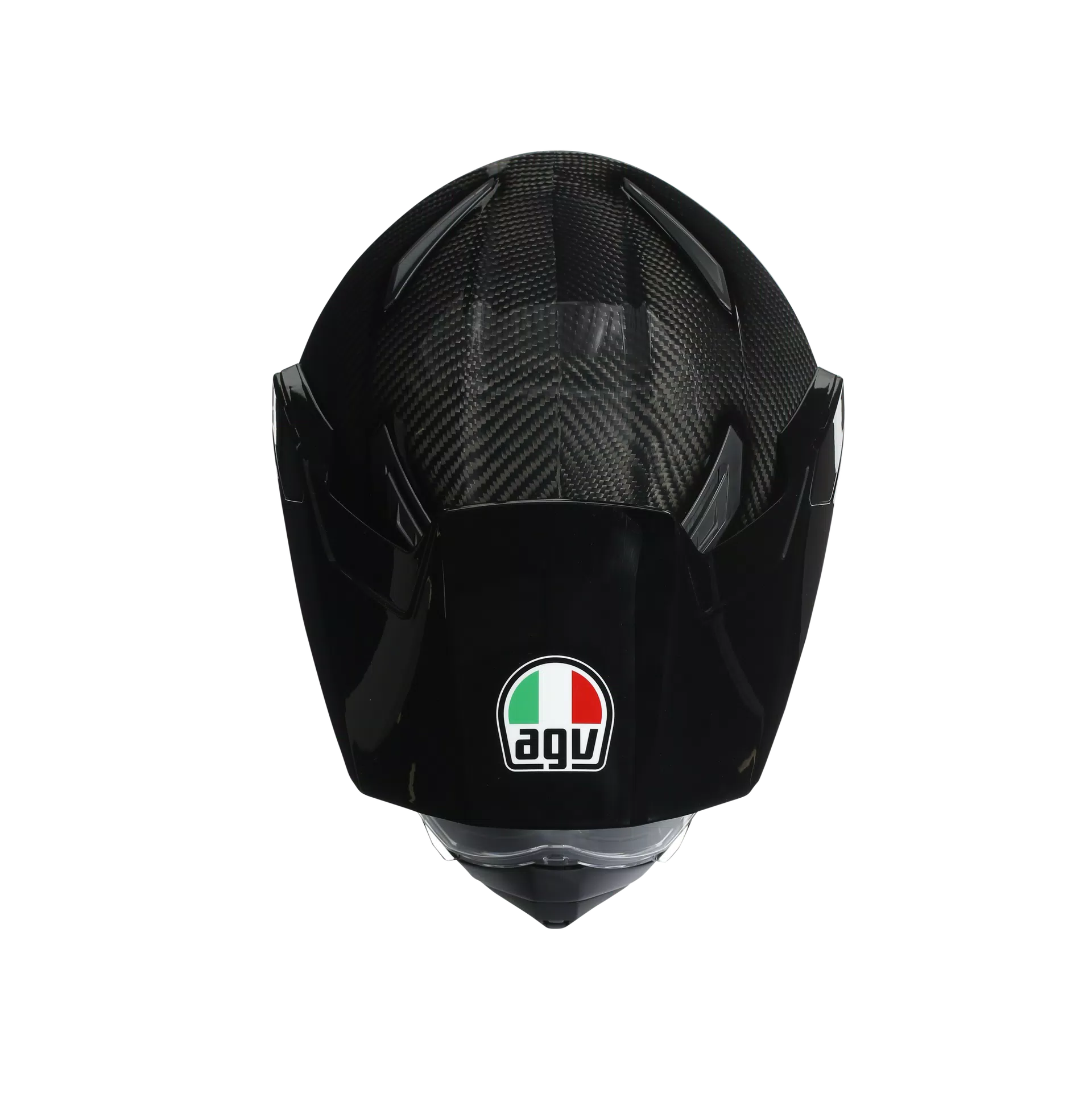 AX9 MONO GLOSSY CARBON - MOTORFIETS INTEGRAALHELM E2206
