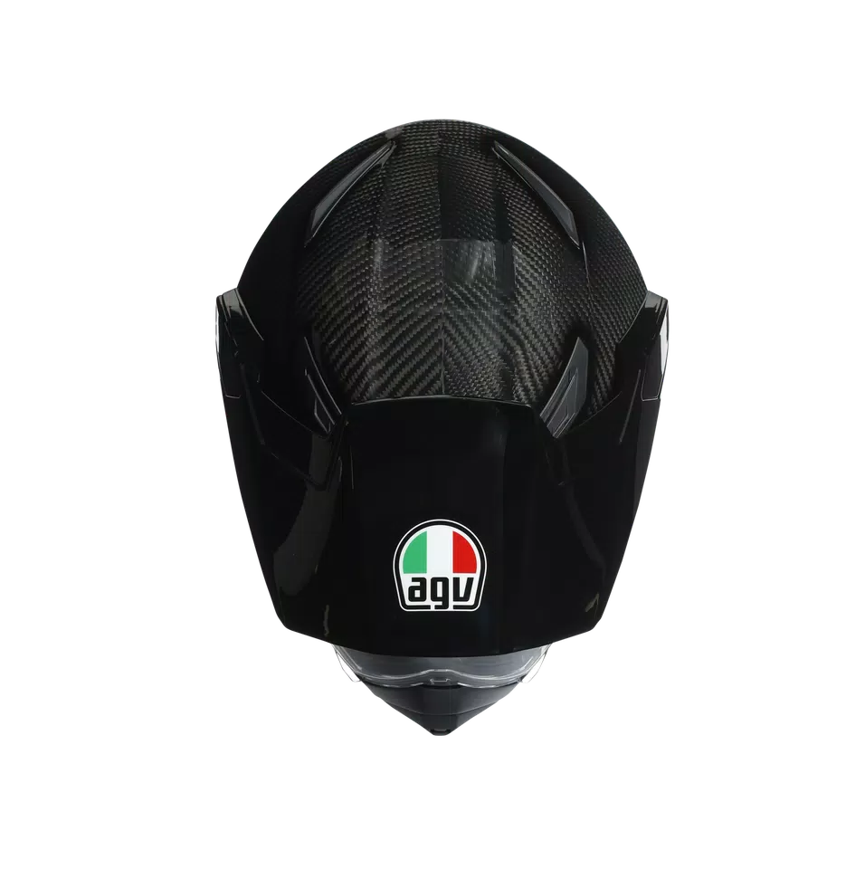 AX9 MONO GLOSSY CARBON - MOTORFIETS INTEGRAALHELM E2206 -  - 7