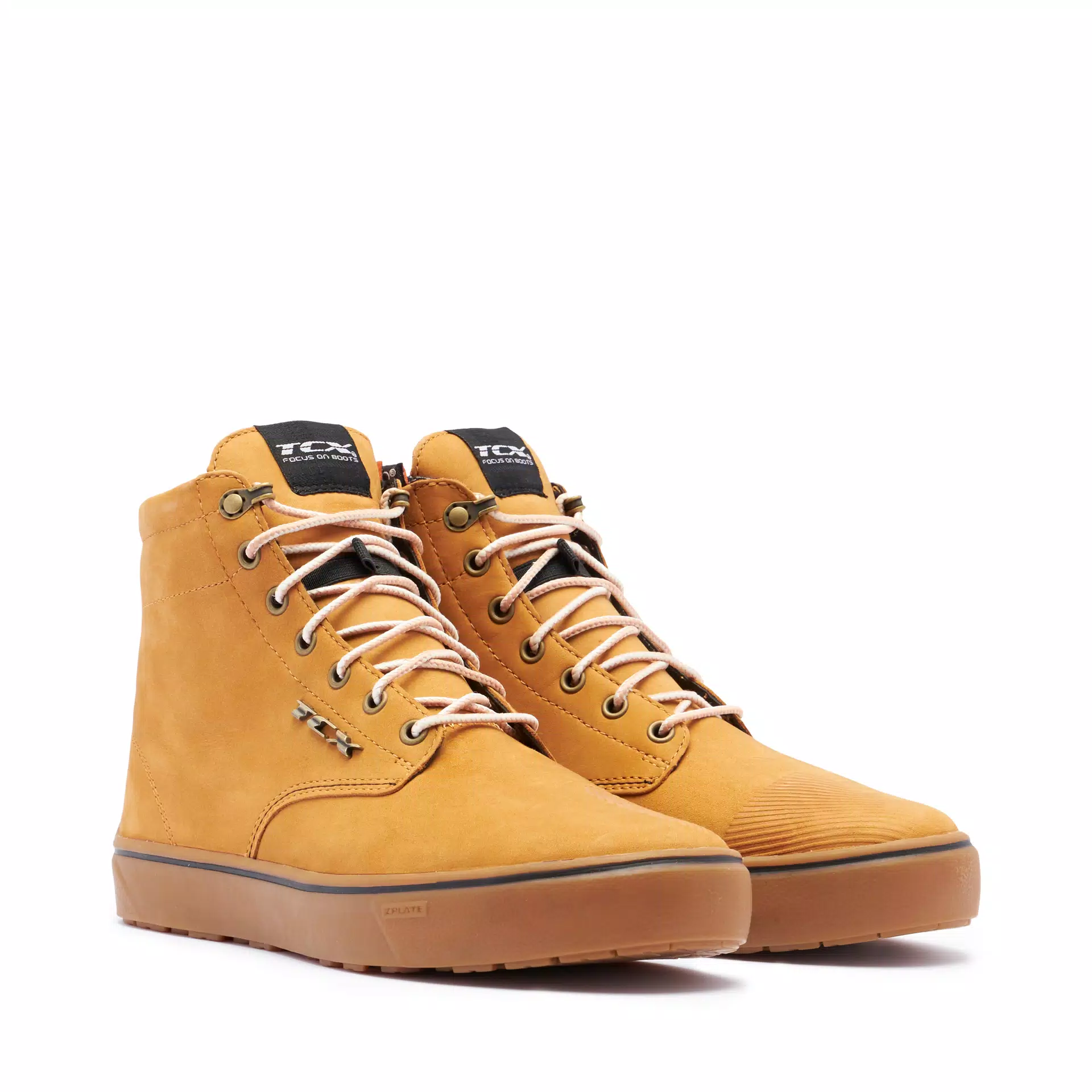 DARTWOOD WP WATERPROOF MOTORCYCLE SHOES MEN - LIGHT BROWN
