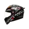 K1 S LYZARD MATT BLACK/GREY/RED - MOTORBIKE FULL FACE HELMET DOT (E2206)