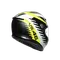 K6 E2205 TOP - RAPID 46 MATT BLACK/WH/YELLOW