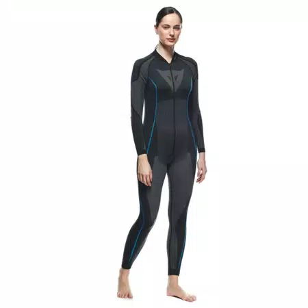 WOMEN'S MOTORCYCLE TECHNICAL UNDERSUIT - BLACK/BLUE - 5