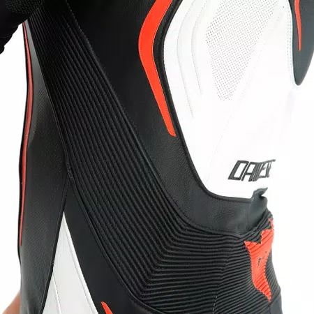 MISANO 2 D-AIR PERF. 1PC SUIT - BLACK/WHITE/FLUO-RED - 3