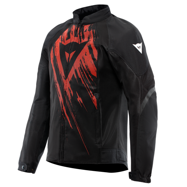 herosphere-air-tex-giacca-moto-in-tessuto-uomo-black-red-tarmac image number 0