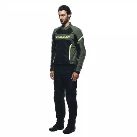 DRAKE 2 SUPER AIR - HEREN MOTORFIETSBROEK VOOR DE ZOMER IN STOF - BLACK/BLACK - 4