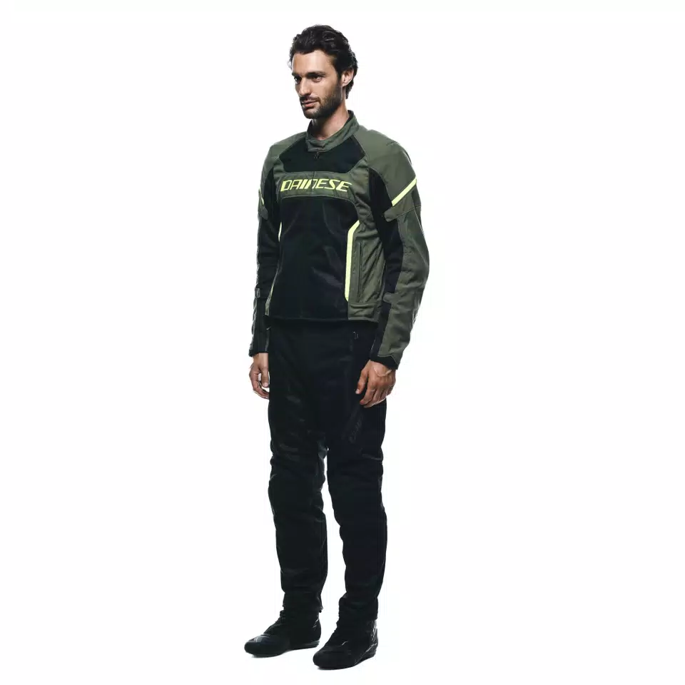 DRAKE 2 SUPER AIR - MEN'S SUMMER MOTORCYCLE PANTS IN FABRIC - BLACK/BLACK - 4