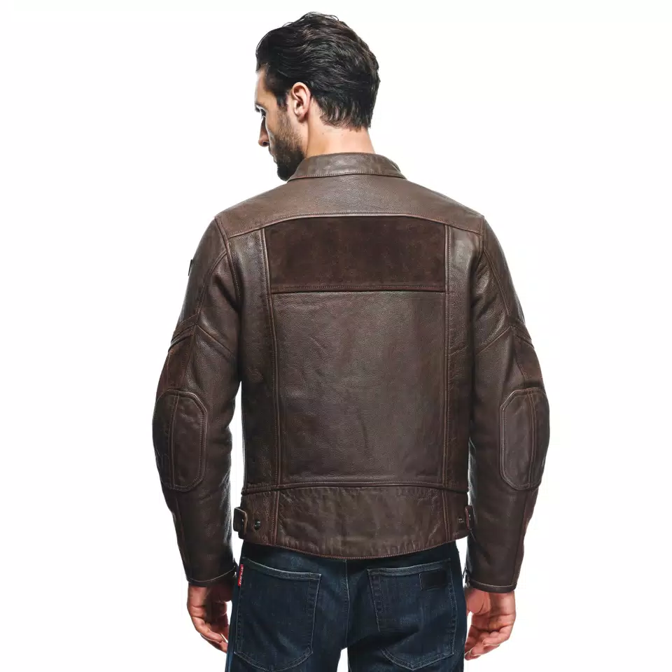 MERAK - MEN'S MOTORCYCLE LEATHER JACKET | TOBACCO | Dainese MERAK - MEN'S MOTORCYCLE LEATHER JACKET | TOBACCO | Dainese