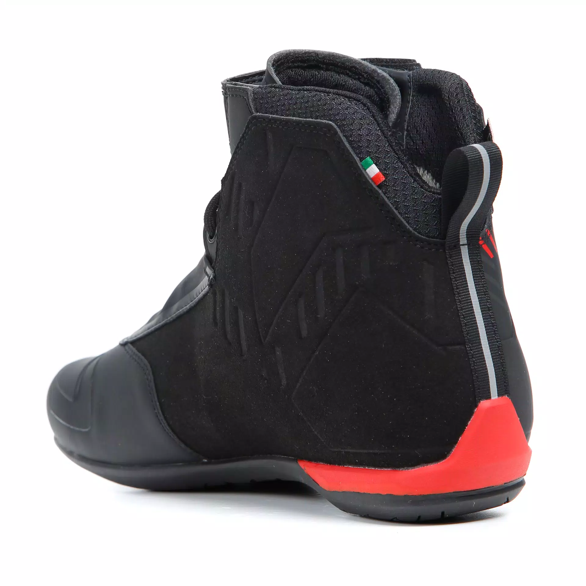 R04D WP WASSERFESTE MOTORRADSCHUHE HERREN - SCHWARZ/ROT