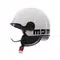 MOMODESIGN FGTR CLASSIC GLOSSY WHITE / BLACK - JET HELMET WITH VISOR E2206